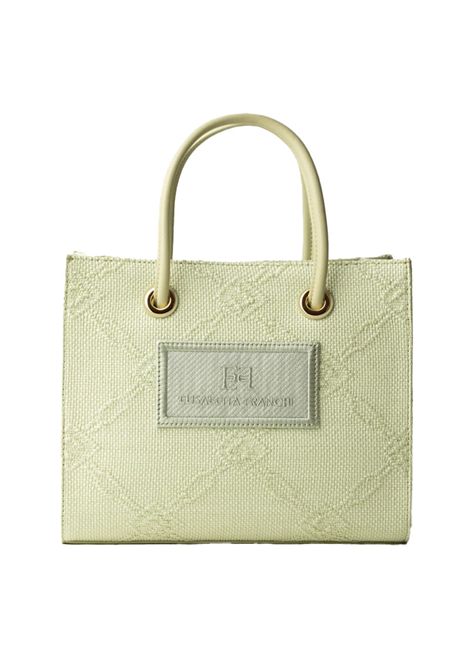 Borsa Elisabetta Franchi donna BS83A52E2DC7 lime rafia ELISABETTA FRANCHI | Borse | BS83A52E2DC7